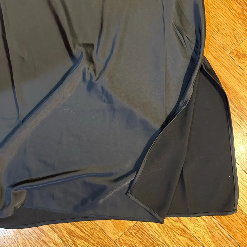 satin midi skirt - Picture 4 of 4